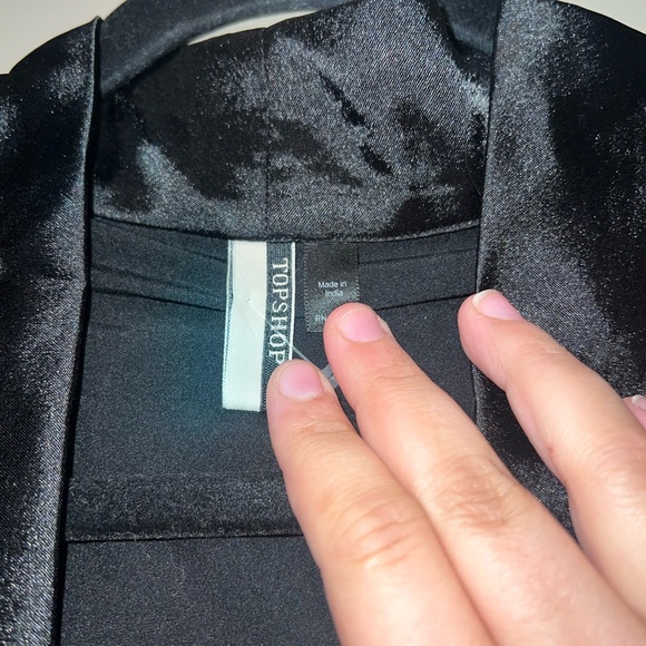 Topshop Black Star Embroidered Sequin Kimono - Picture 7 of 9